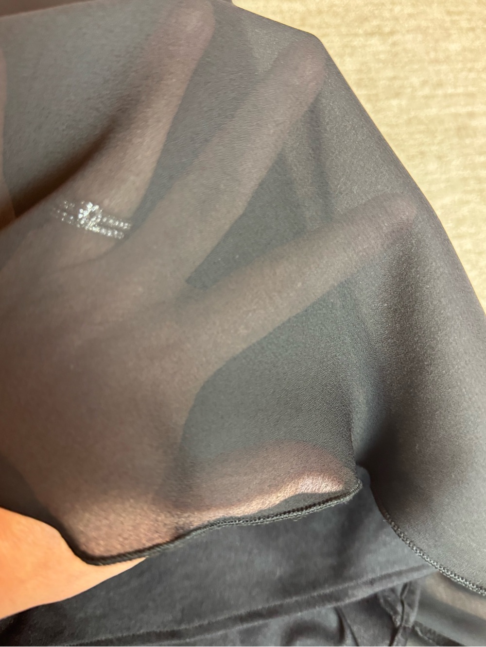 Black Cowl Neck Slip Dress - Perfect LBD - Picture 8 of 9